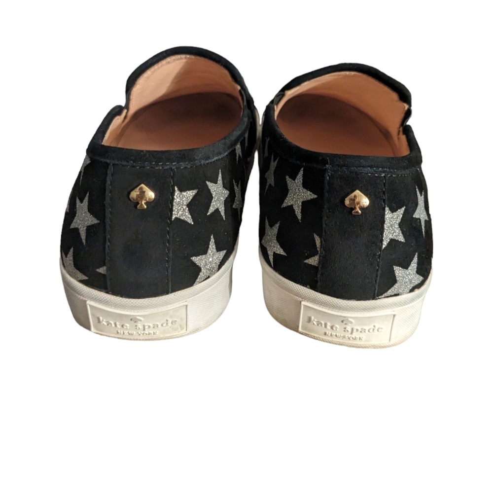 Kate Spade 6 M 1/2 color black silver Star good condition - Picture 2 of 4